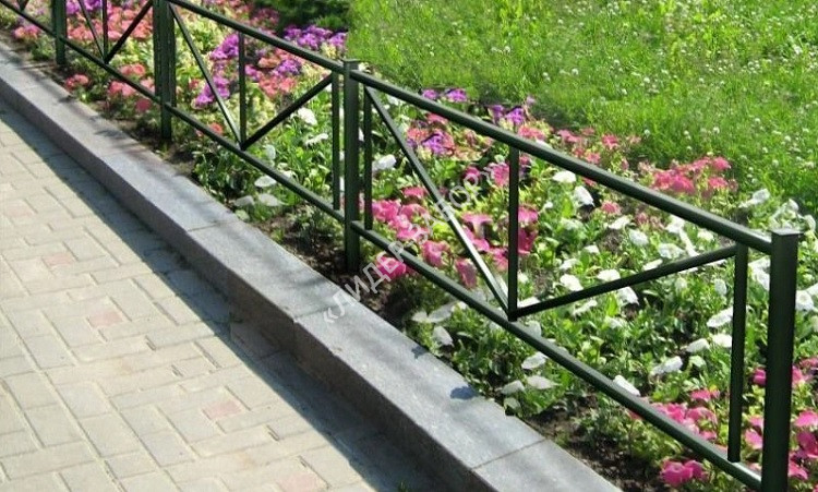 Цена Декоративное ограждение для сада из металла в Москве Купить Декоративное ограждение для сада из металла